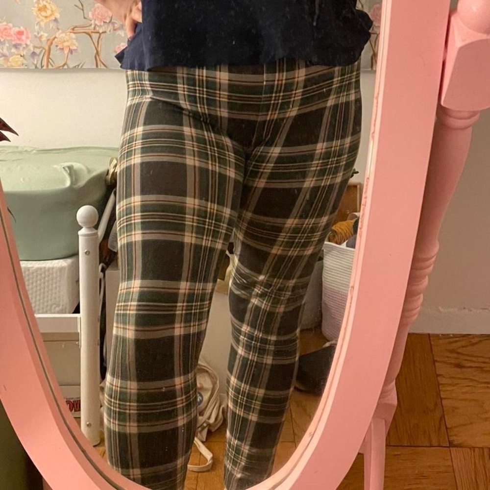 American Eagle plaid leggings